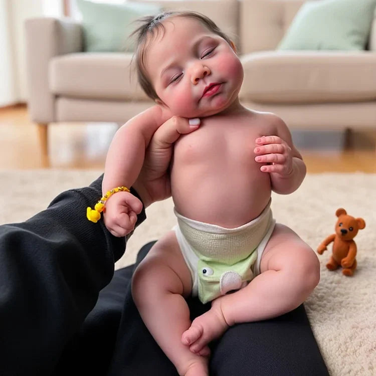 Muñeca Reborn Realista Milena Niña 49cm y 2.100 kg