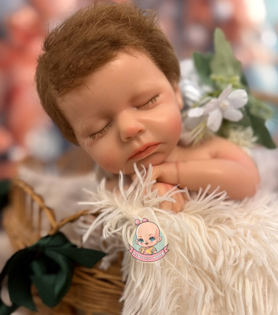 Muñeco Reborn Silicona Leni Niño 37cm / 1,6kg
