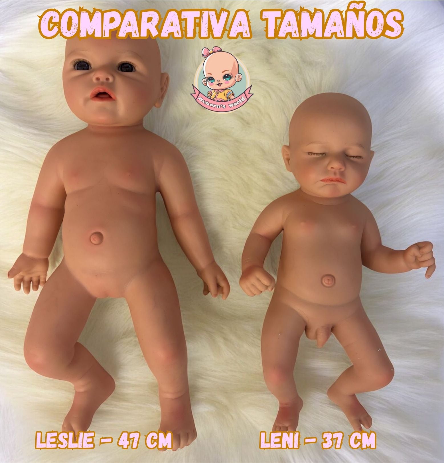 Muñeco Reborn Silicona Leni Niño 37cm / 1,6kg